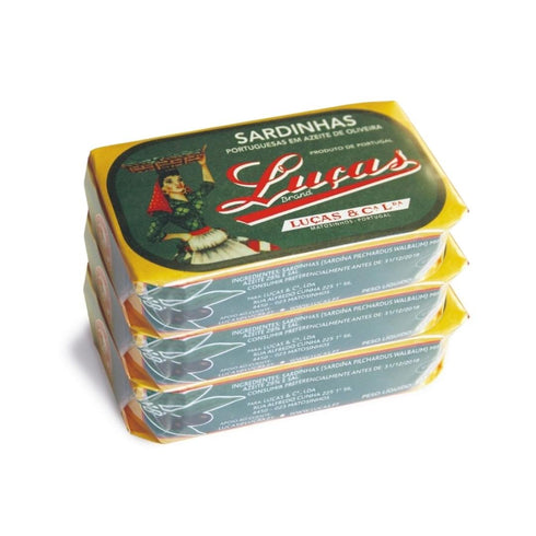 Sardinas en Aceite de Oliva Luças 125g